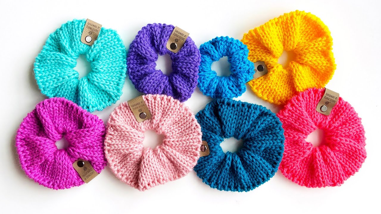 Knitting Machine Scrunchies! (3 Sizes and 2 Seaming Methods)