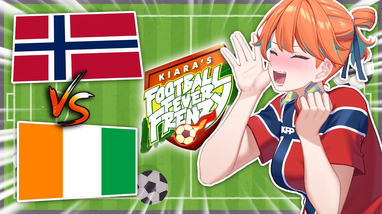【WATCHALONG】NORWAY vs IVORY COAST Haaland I missed you...【Kiara's Football Fever Frenzy】