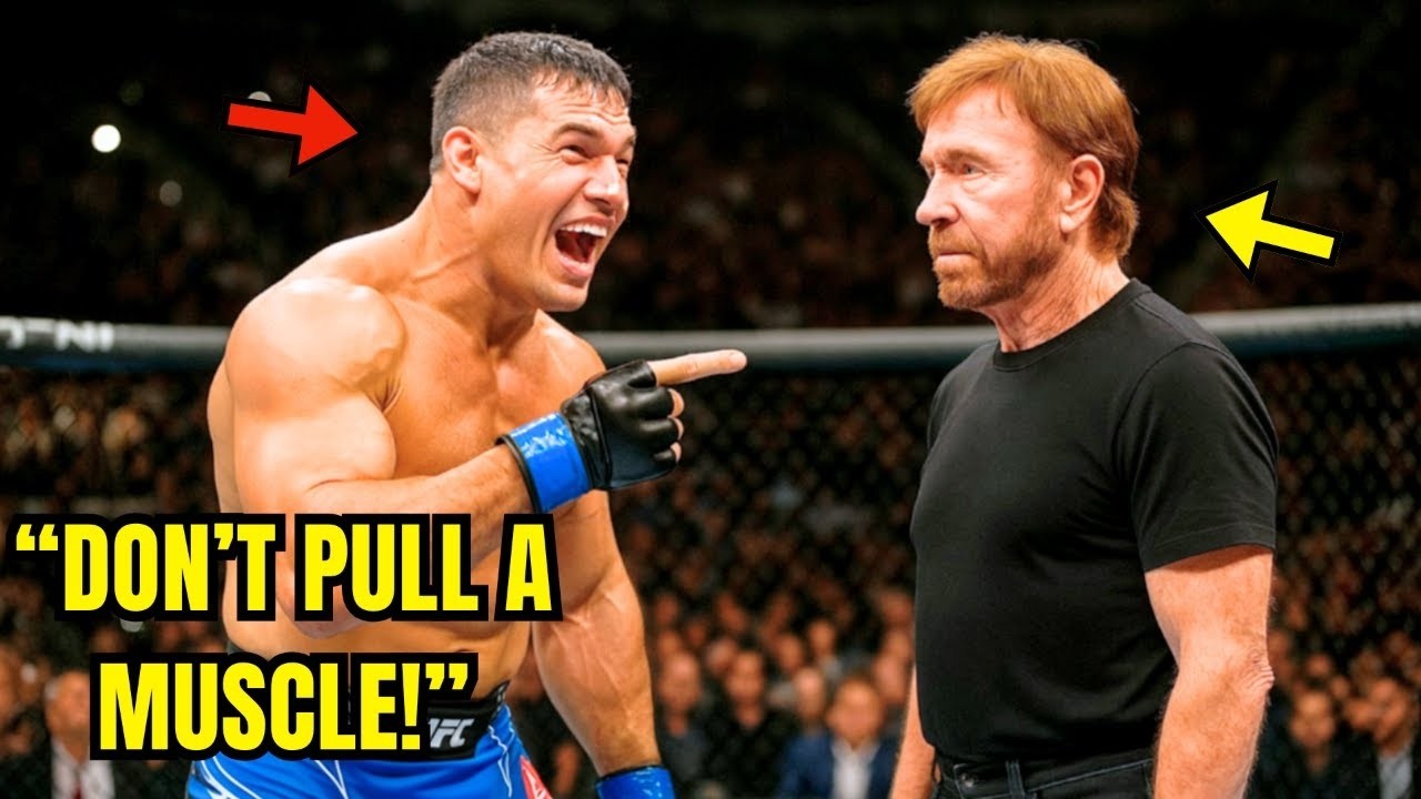 Arrogant MMA Fighter Laughs at Chuck Norris — Gets His Jaw Dislocated in Seconds
