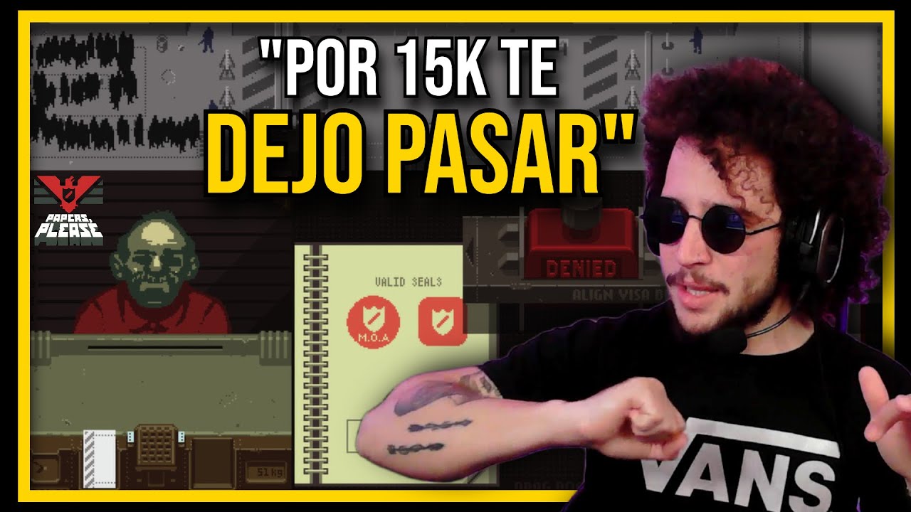 Primera vez en PAPERS, PLEASE (la frontera es un colador)