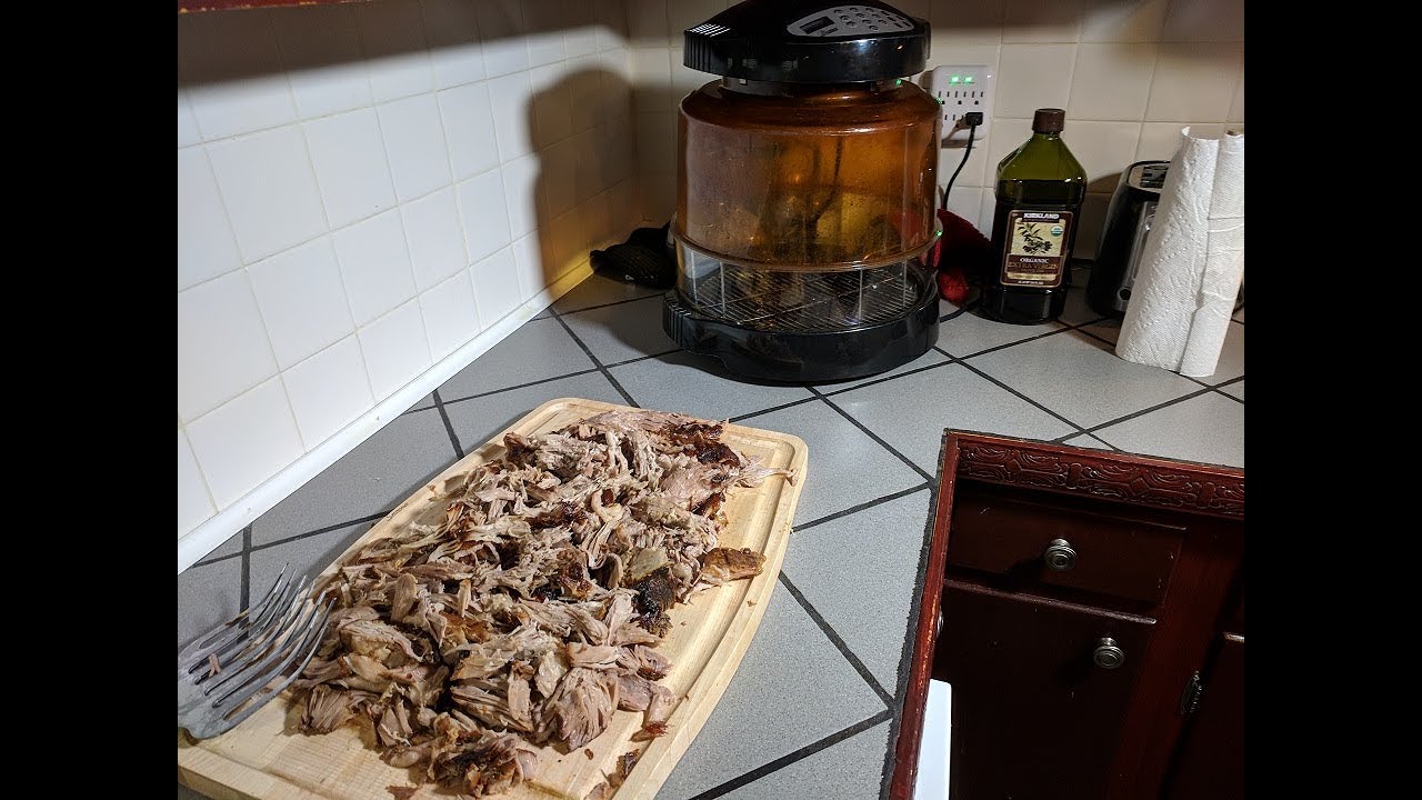 Pulled Pork Shoulder Butt Roast NuWave Oven Recipe (Slow and Low)