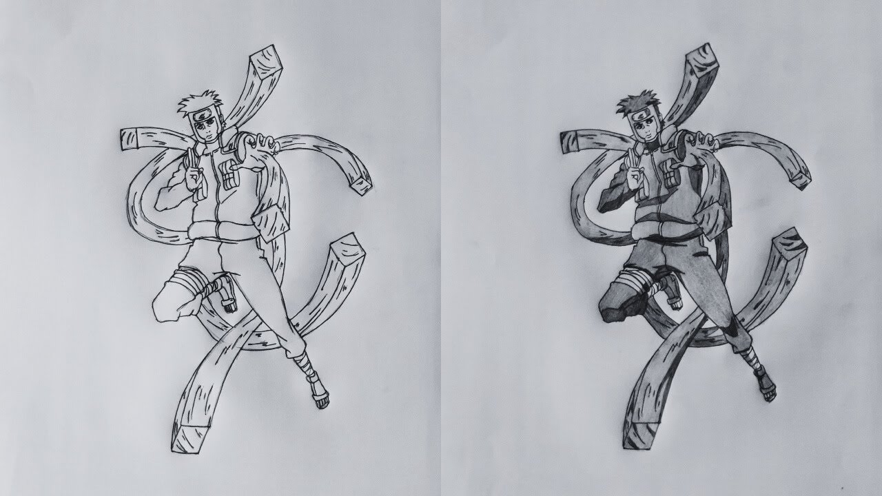 How to Draw Yamato from Naruto Shippuden | Step-by-Step Anime Drawing Tutorial