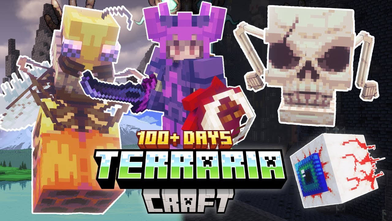 I Survived Terraria in Minecraft! [FULL MOVIE]