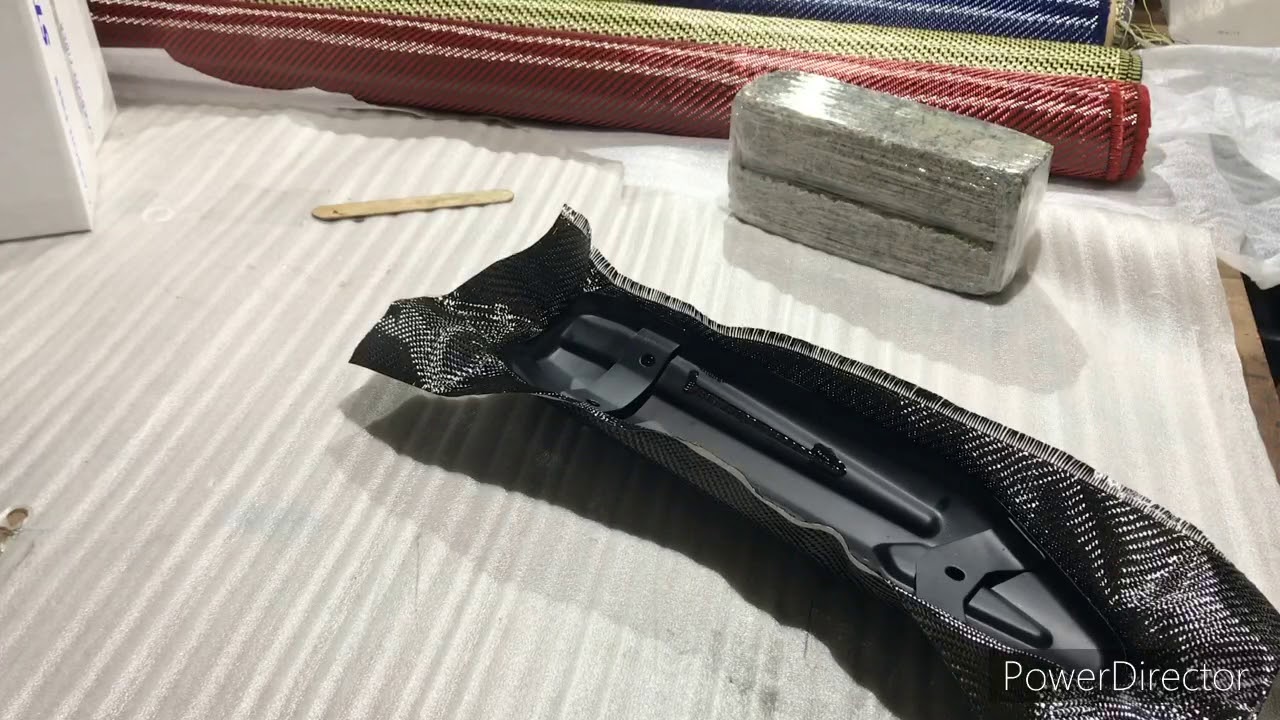 LC135 Yamaha | Carbon Fiber Wrapping | Gold Glitter Effect | tutorial