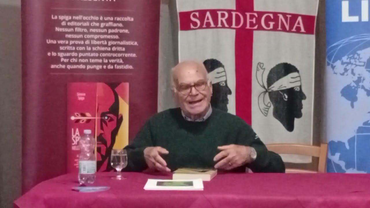 Prof. Francesco Casula presenta il suo libro alla Rassegna Culturale 'Stop Colonizzazione Sardegna.