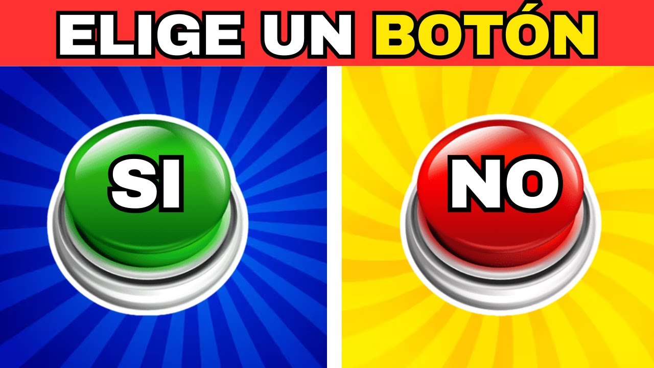 SI o NO 😨 | ELIGE UN BOTÓN 🔴🟢 | ¿Te Atreves a Decidir? 🔥