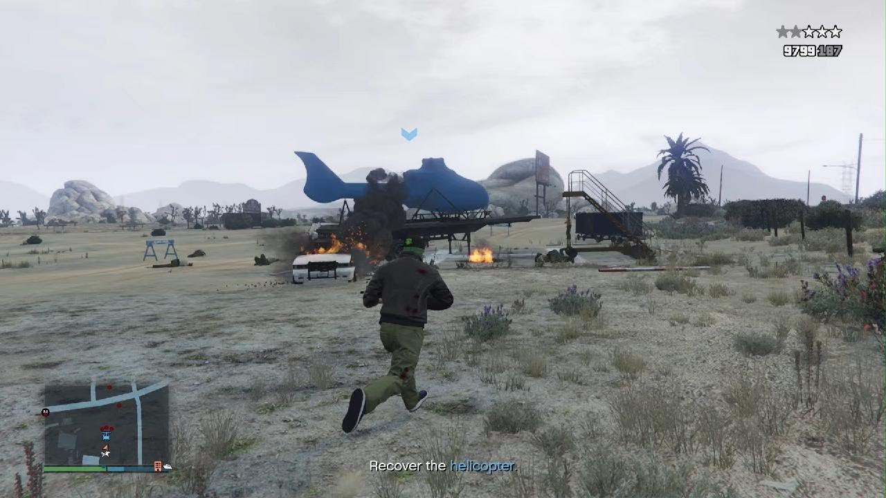 Higgins Helitours Money Laundering - Recover Helicopter In Sandy Shores - GTA Online