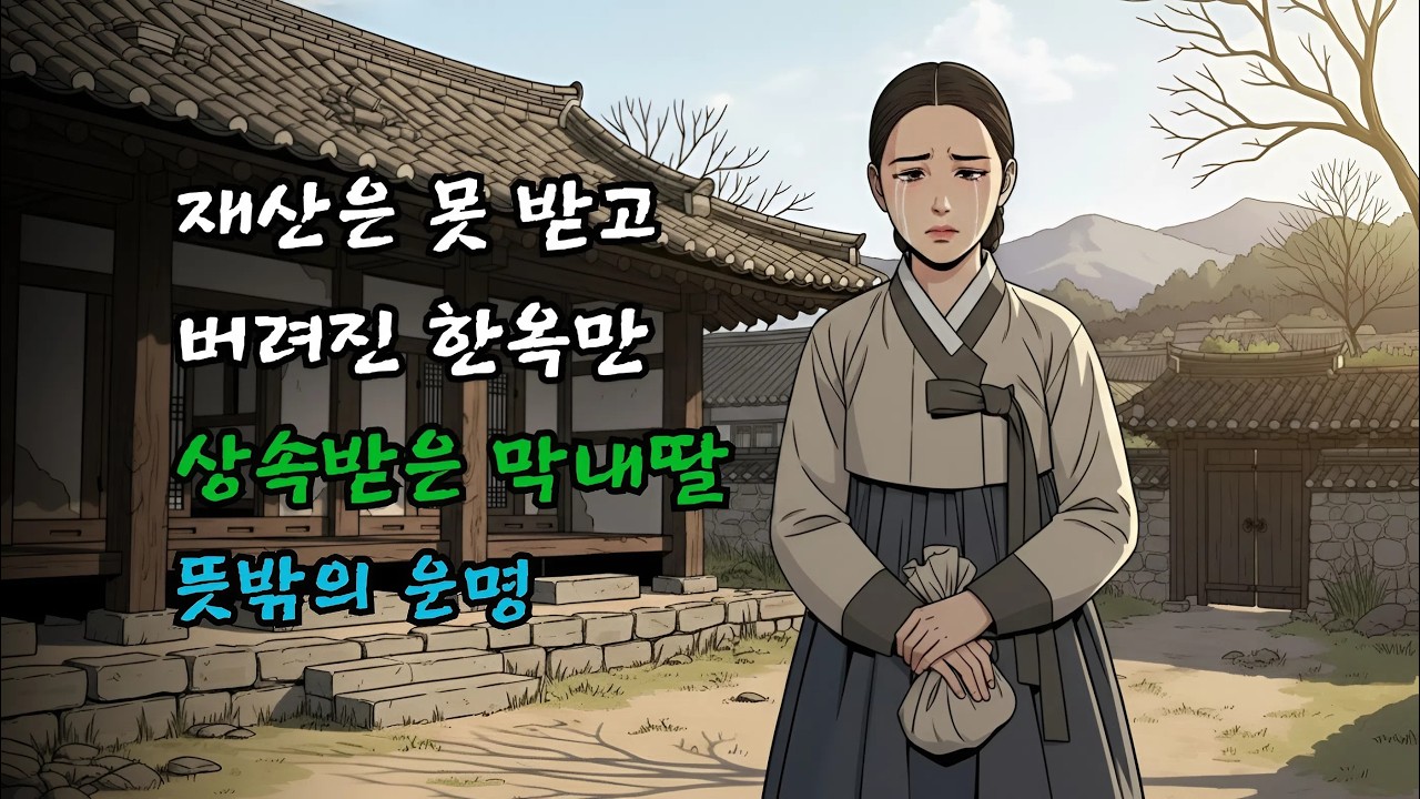재산은 못 받고 버려진 한옥만 상속받은 막내딸… 그녀를 기다린 뜻밖의 운명