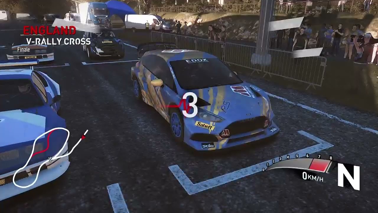 V Rally 4 : Aller Anfang ist schwer ... Diese Steuerung.... (Folge 1)