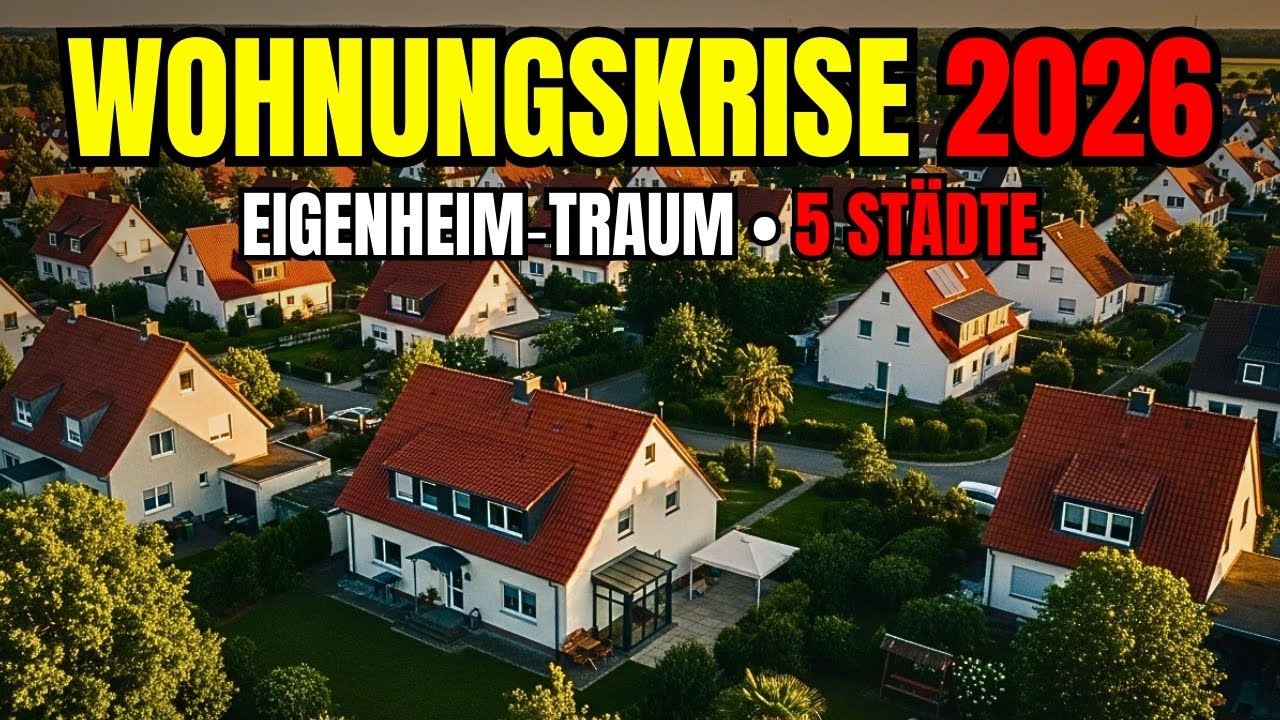WOHNUNGSKRISE 2026: In diesen 5 ST&Auml;DTEN platzt der TRAUM vom EIGENHEIM