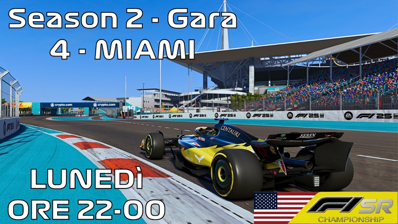 F1 SR Championship - Season 2 - Gara 4/14 - Miami 🇺🇸