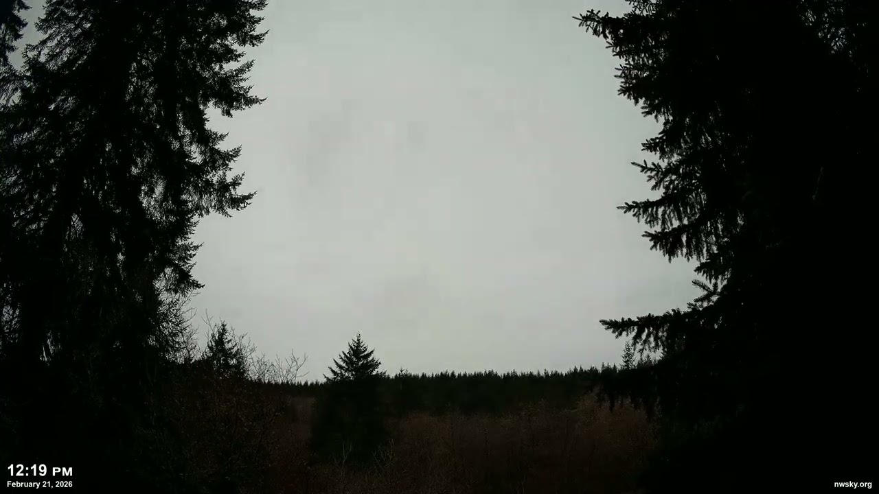 February 21, 2026 - Cloudy Pacific Northwest Skyscape Timelapse Video | 4K 60fps