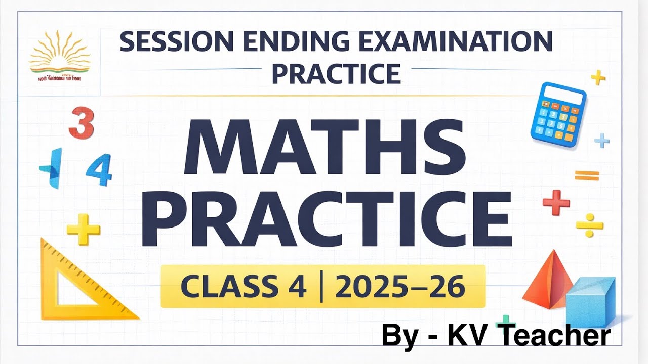 Class-4 | Session Ending Exam | Maths Practice | Division Based Questions | New NCERT 
