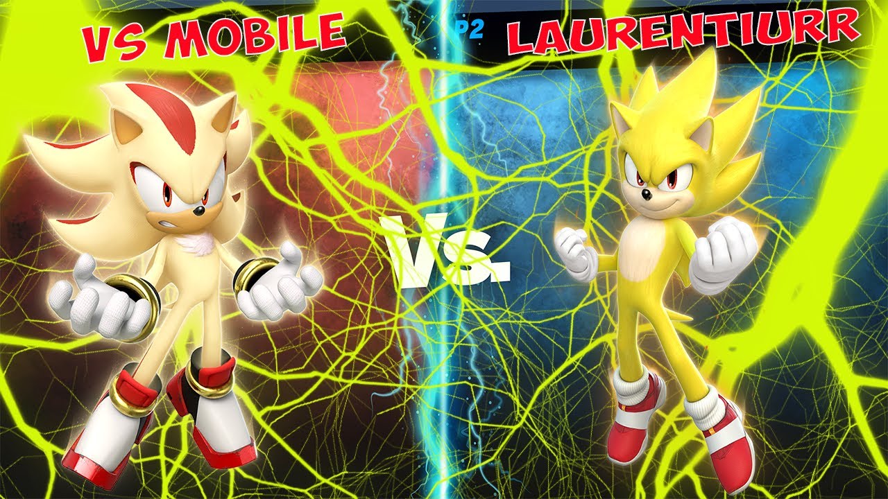 Sonic Force Party Match 1vs1 - Super Shadow (vsMobile) vs  Movie Super Sonic (Laurentiurr) Gameplay