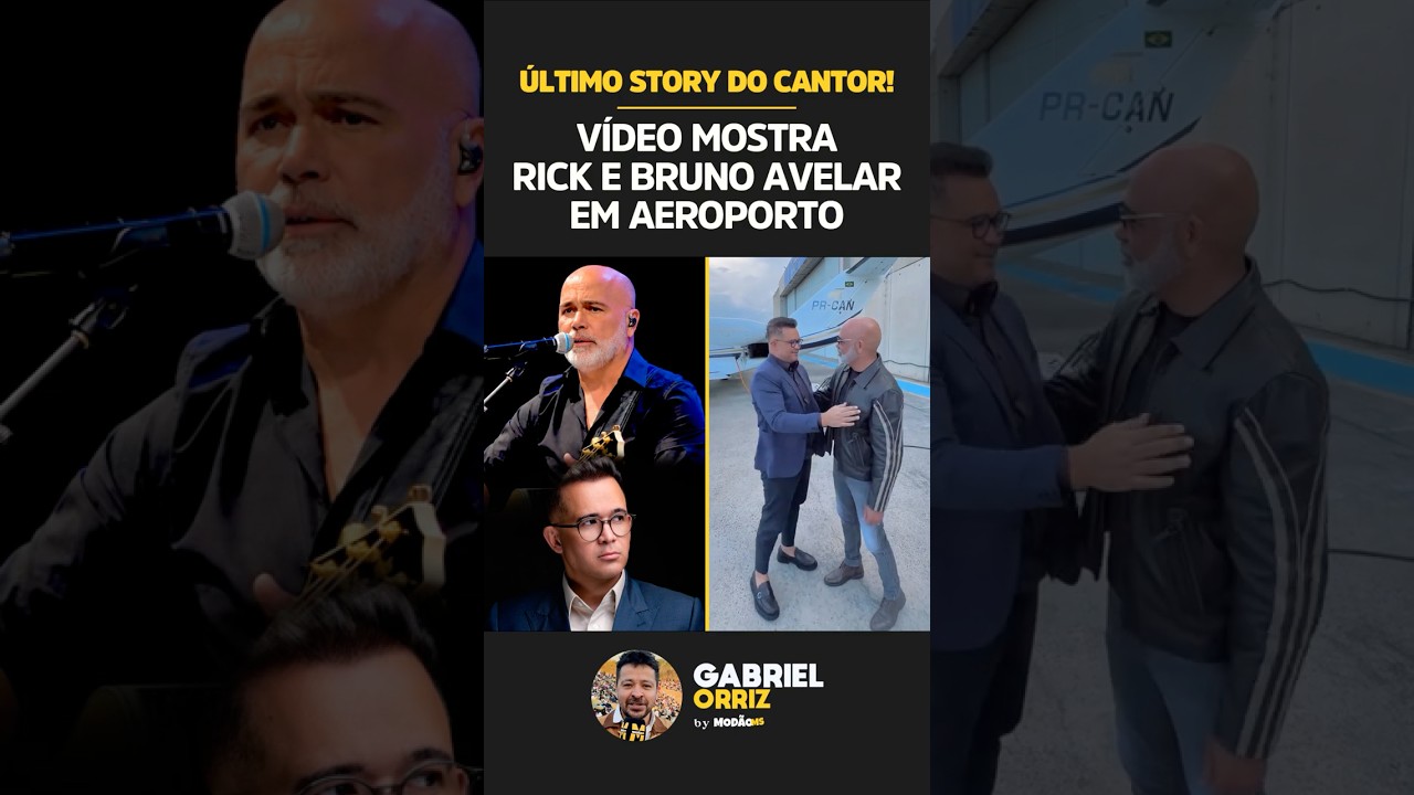 V&Iacute;DEO MOSTRA O CANTOR RICK E O EMPRES&Aacute;RIO BRUNO AVELAR ANTES DO HELIC&Oacute;PTERO DESAPARECER