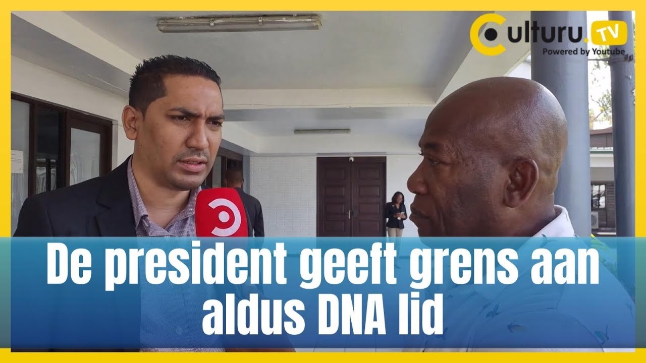 De president trekt de grens, tot hier en niet verder.