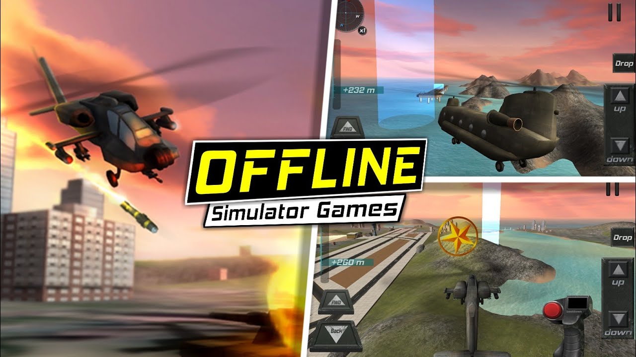 Games Android Helicopter Simulator Offline - Helicopter Flight Simulator 3D | Android Gameplay