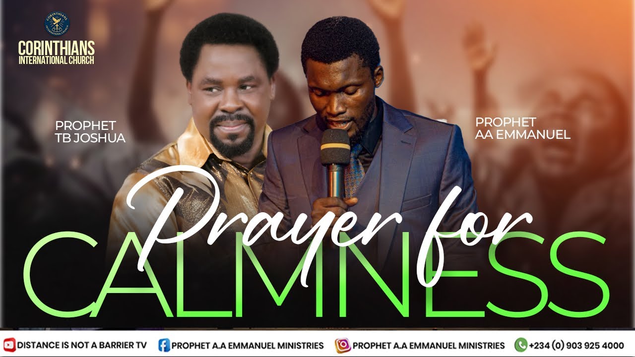 Receive Calmness in to your live | Morning Prayer 