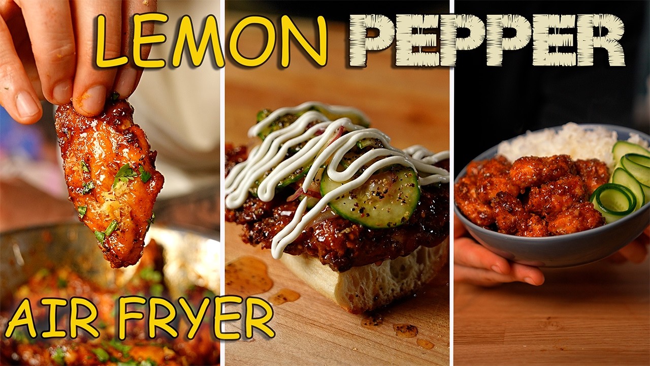 3 ONE MINUTE LEMON PEPPER CHICKEN RECIPES 