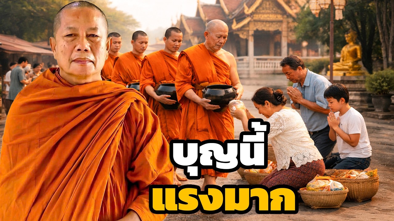 ทำบุญน้อย แต่บุญช่วยชีวิต ธรรมะคลายทุกข์ พระมหาบุญช่วย ปัญญาวชิโร 4
