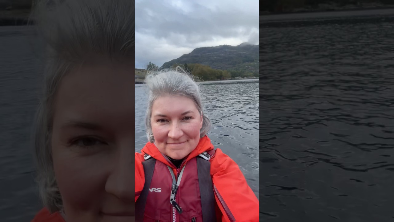 Kayaking with Gutsy Girls in Norway: Day Two!  We are basically experts now lol 