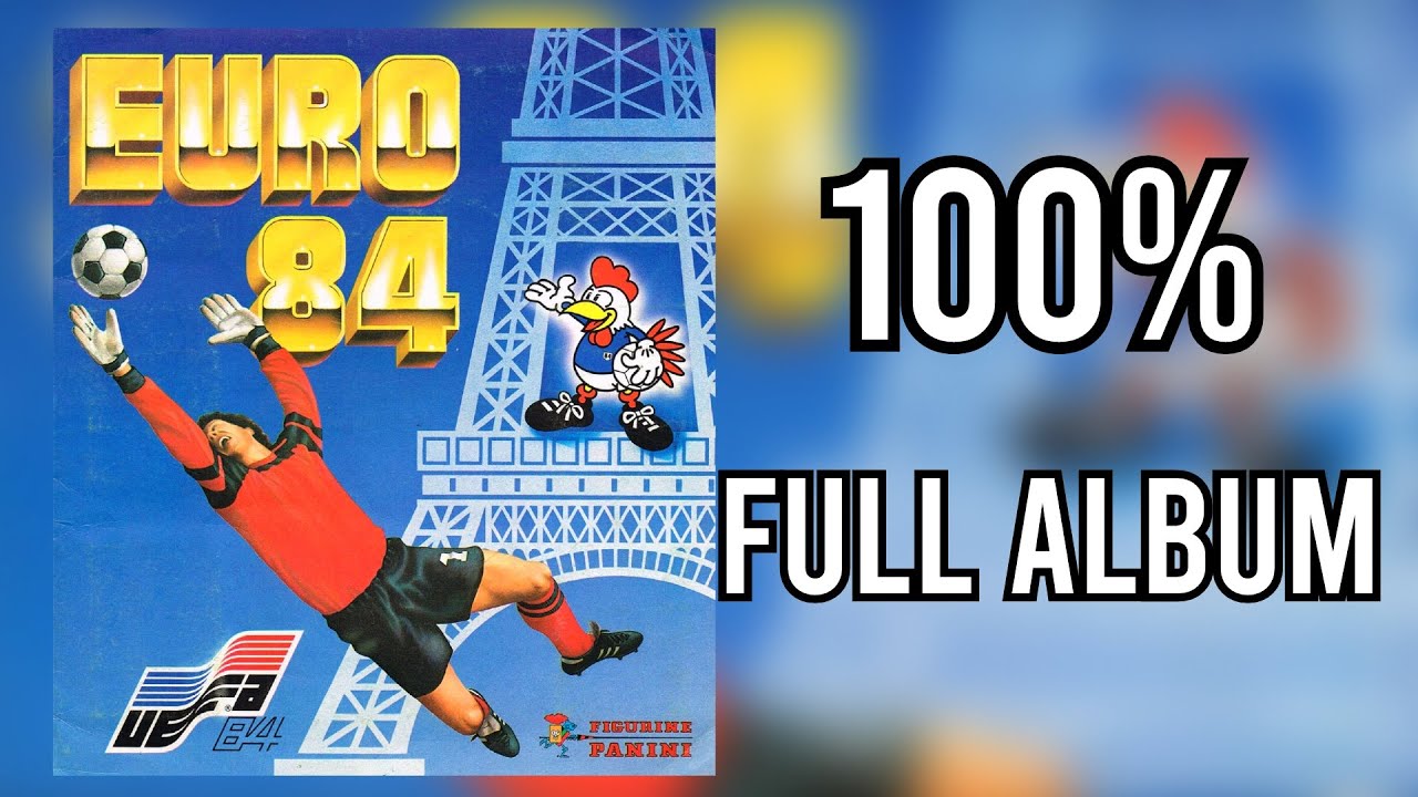 Panini Full Sticker Album UEFA Euro 1984 France 100% - COMPLETE, LLENO, COMPLETO, ЗАПОЛНЕННЫЙ