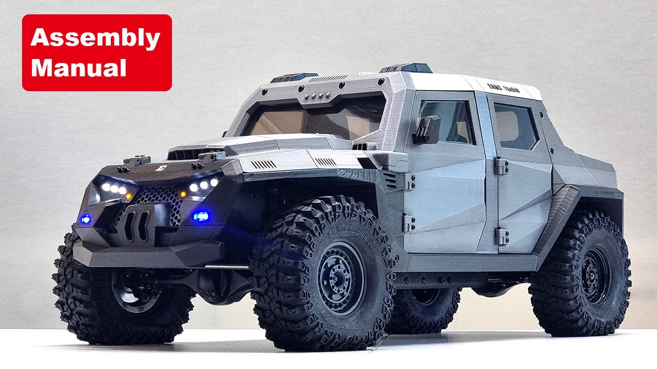3D Printed DIY RC Car – ELTV Mk1 Strike Assembly Manual