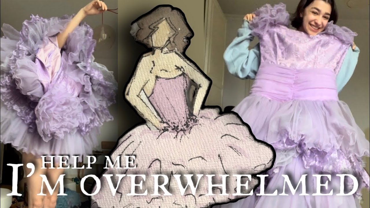 Transforming this Mess into my Dream Fluffy Dress