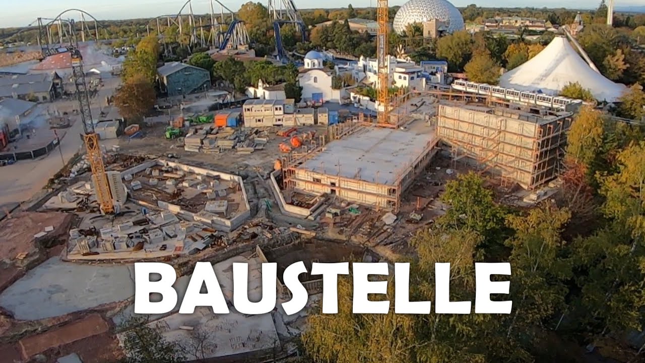 Themenbereich Kroatien & neue Achterbahn Baustelle vom 16.10.2022 - NEU 2023 im EUROPA-PARK!