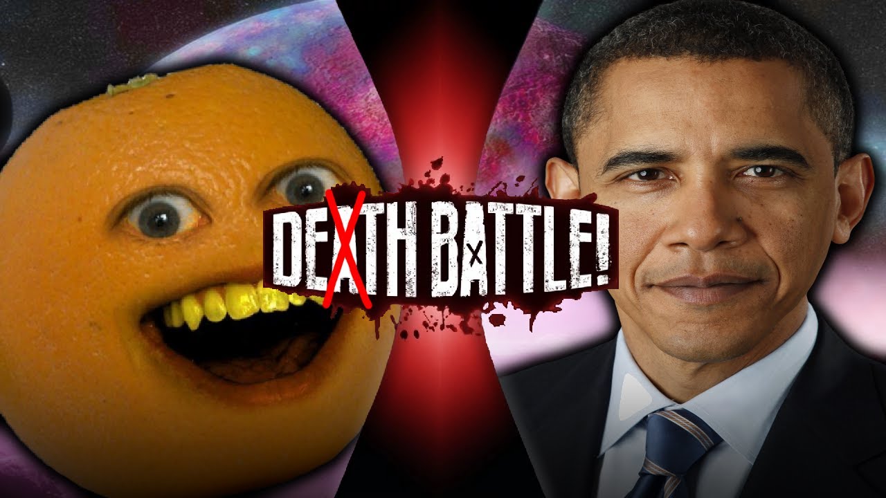 Annoying Orange VS Barack Obama | DETH BATTLE!