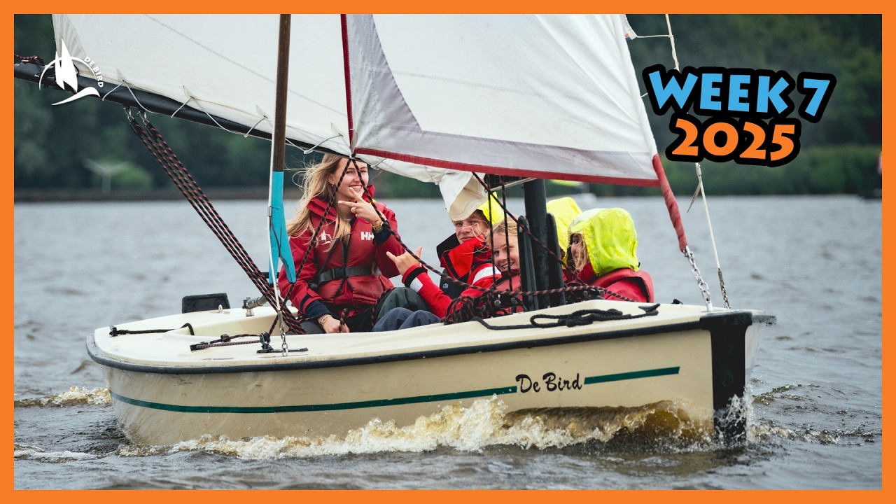 We rollen over de golven 🌊 met keiharde wind!