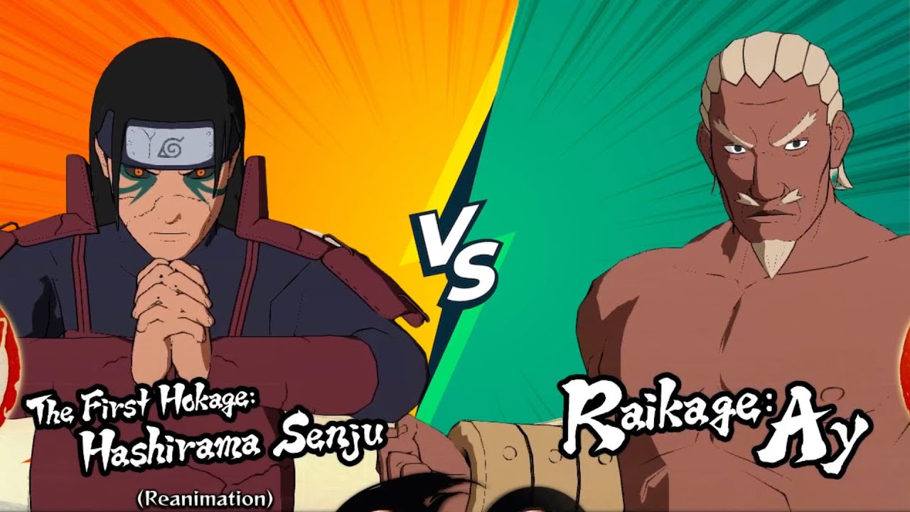 ᴴᴰ Hashirama Senju vs Ay: 4th Raikage (Com vs Com) Naruto Shippuden Ultimate Ninja Storm 4 #nuns4