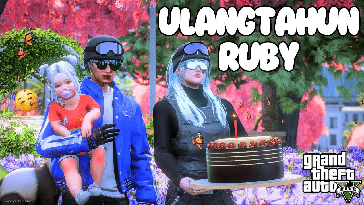 MOMENT BAHAGIA !! HADIAH ULANG TAHUN BABEH JO DAN AMI ANA BERSATU ?? - GTA 5 ROLEPLAY