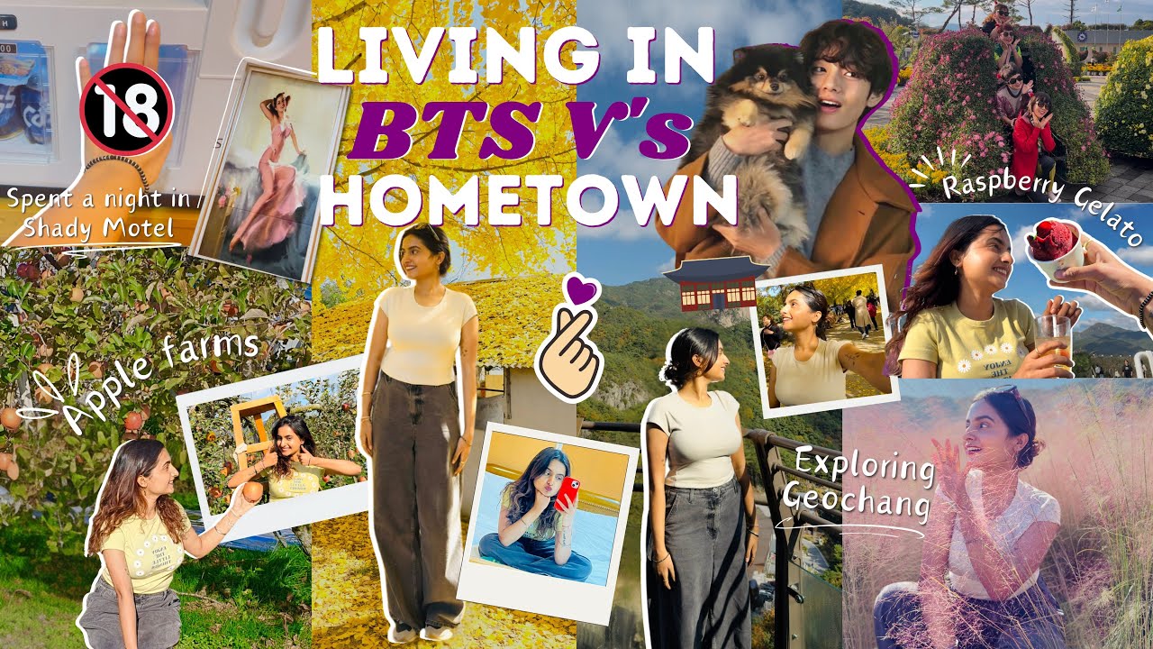 I lived in BTS V’s hometown for two days | India girl living in Korea all alone |🇮🇳Indian In Korea🇰🇷