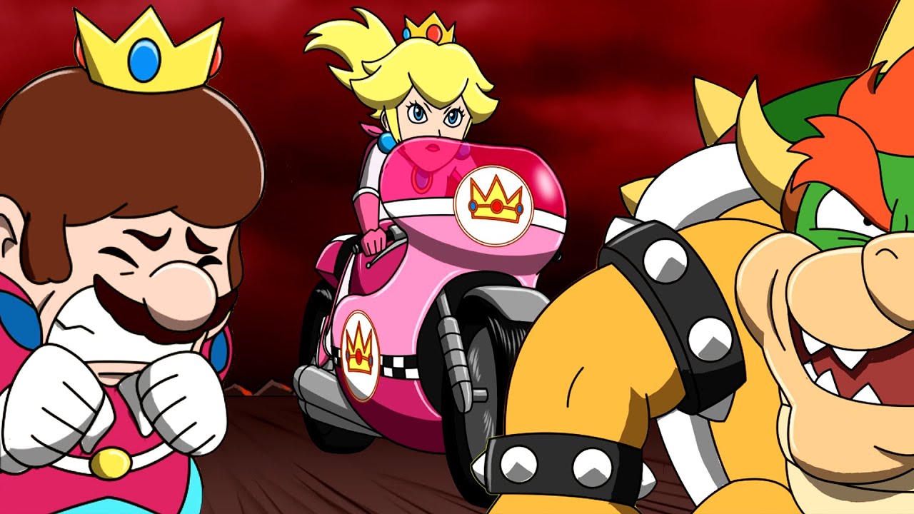 Peach rescues Mario - GAME SHENANIGANS 👸💪🧌