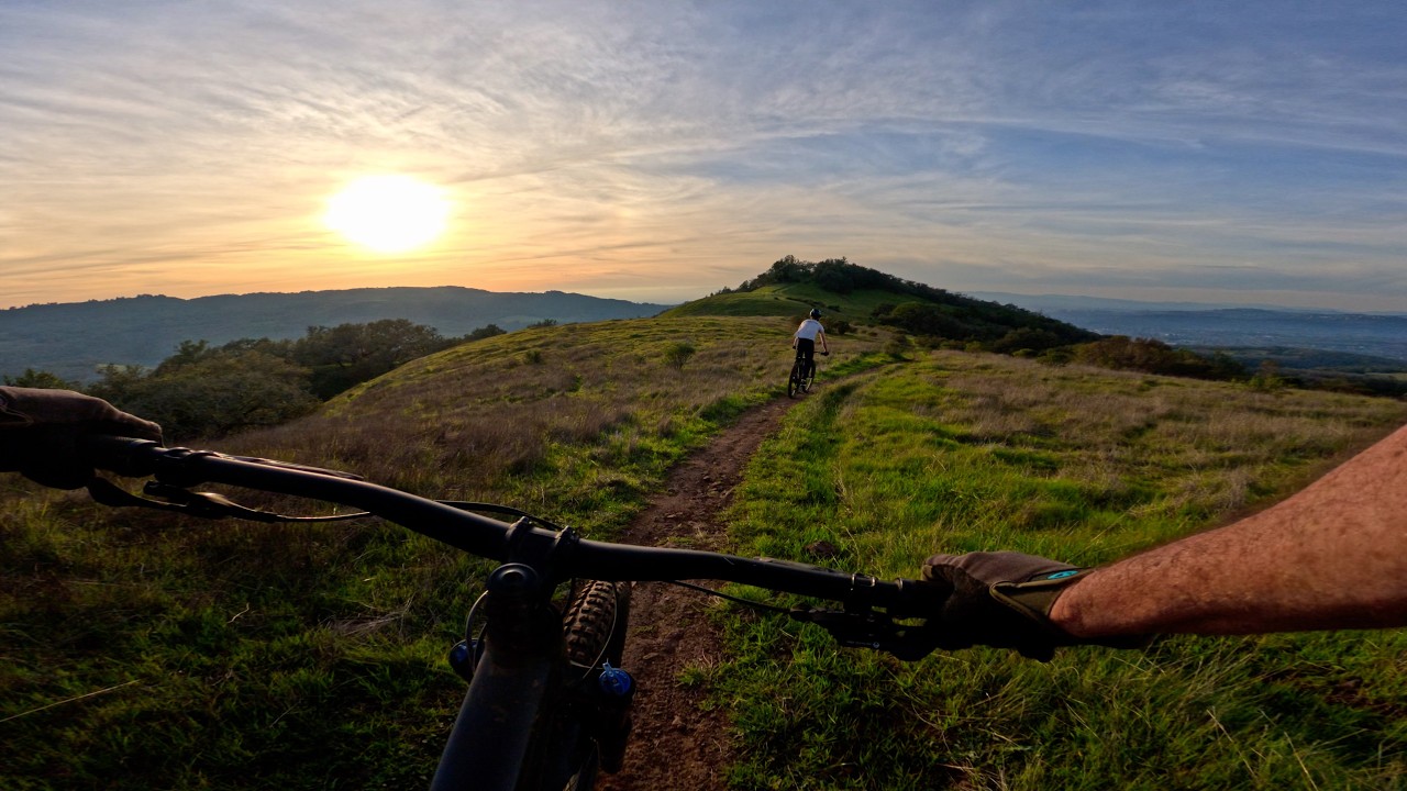 California North Bay MTB POV – Sunset Downhill