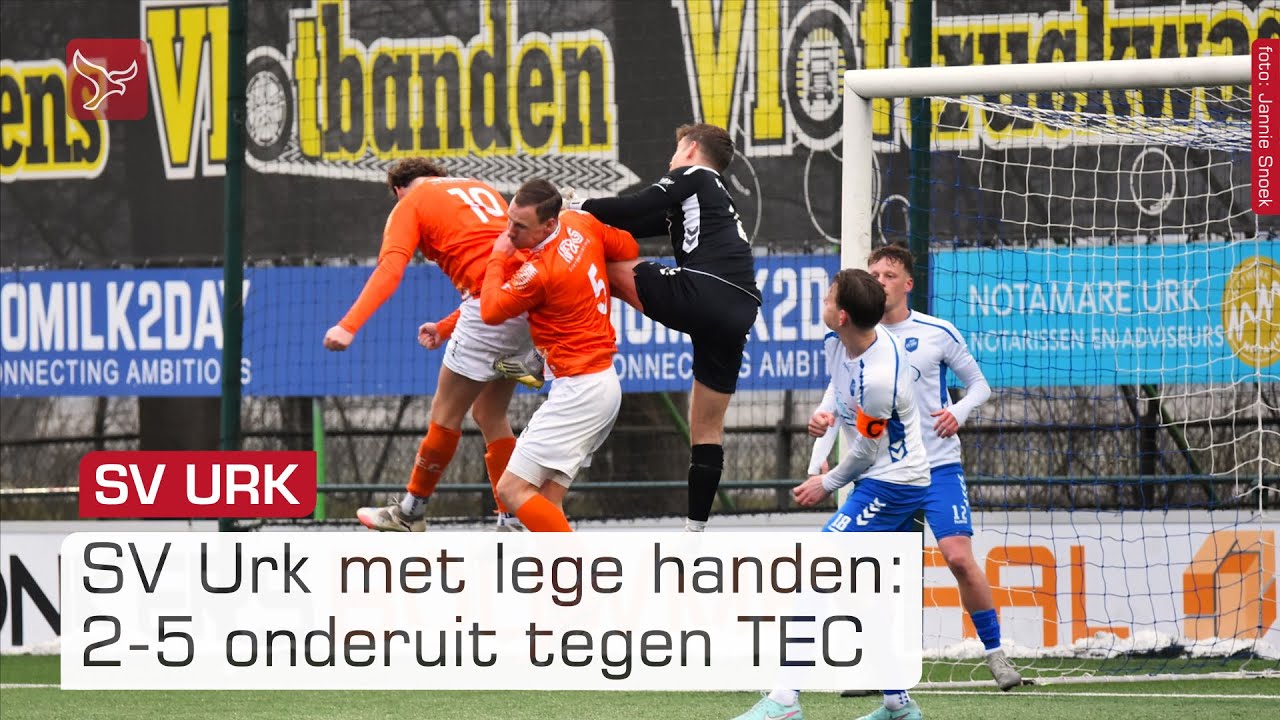 SV Urk moet na nederlaag tegen TEC alle zeilen bijzetten | Omroep Flevoland