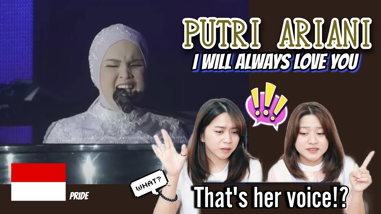 Putri Ariani - I Will Always Love You | TWINS REACTION!!