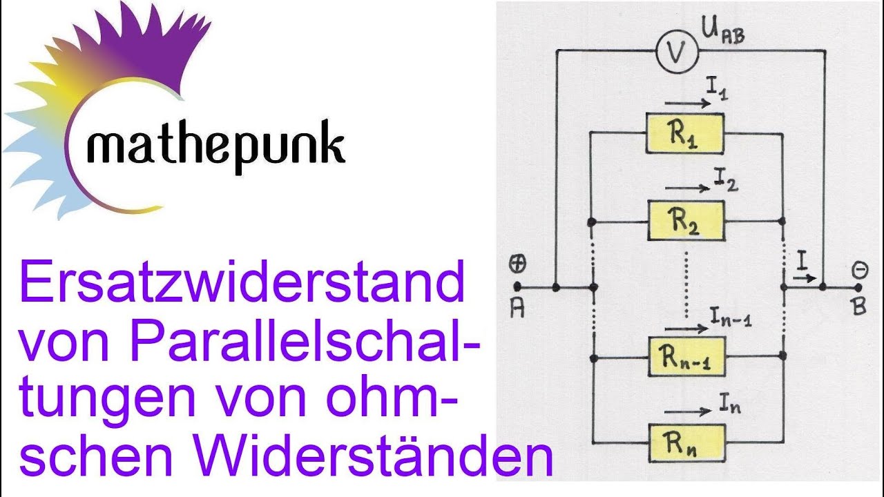 Ersatzwiderstand von Parallelschaltungen von ohmschen Widerst&auml;nden