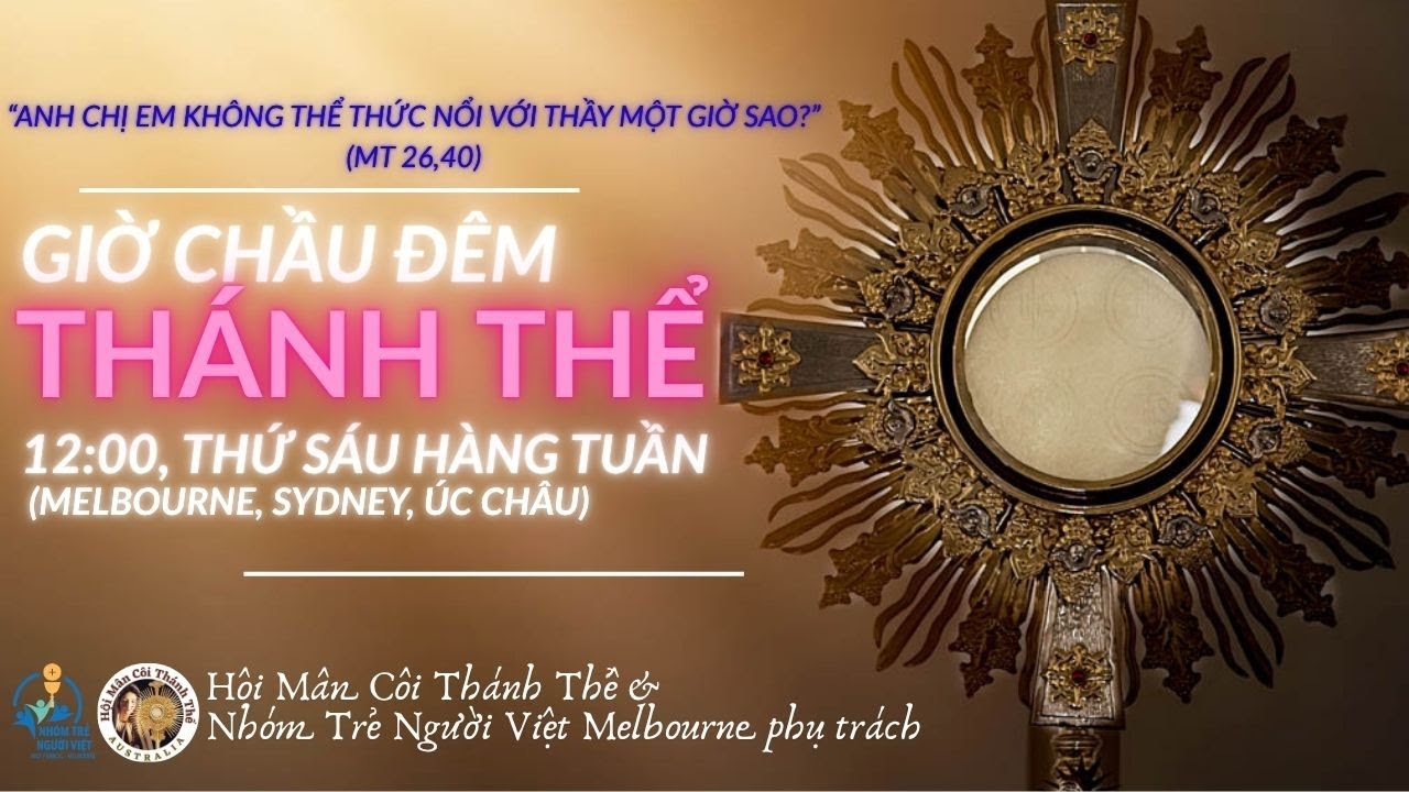 🛑Trực tiếp I CHẦU THÁNH THỂ ĐÊM I THỨ SÁU TUẦN III MÙA CHAY