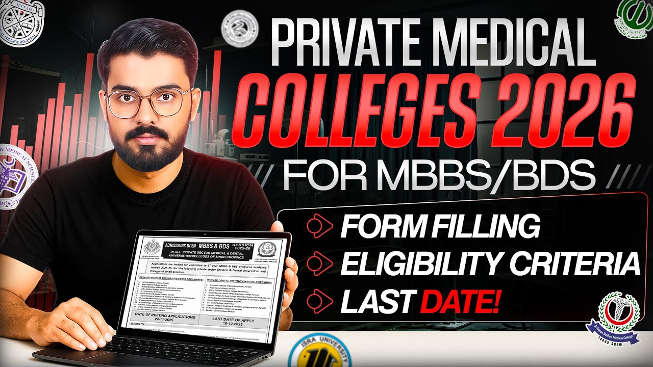 Sindh MDCAT 2025 Private Medical College MBBS/BDS Application Form Complete Guide II By Dr. Shafay