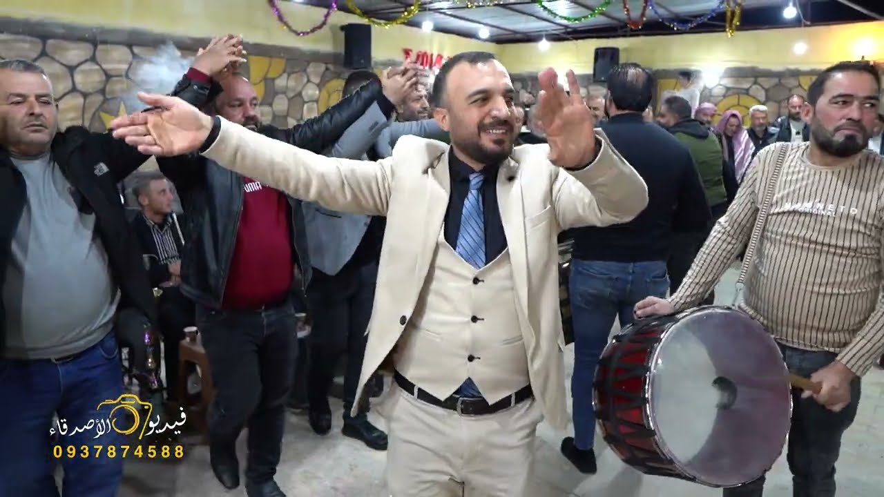 أفراح أهالي قباسين حفلة زفاف العريس محمد يحيها لكم الفنان خالد الآغا(2)