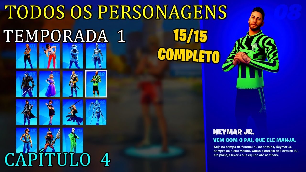 TODOS OS NPC DA TEMPORADA 1 CAPÍTULO 4! - FORTNITE