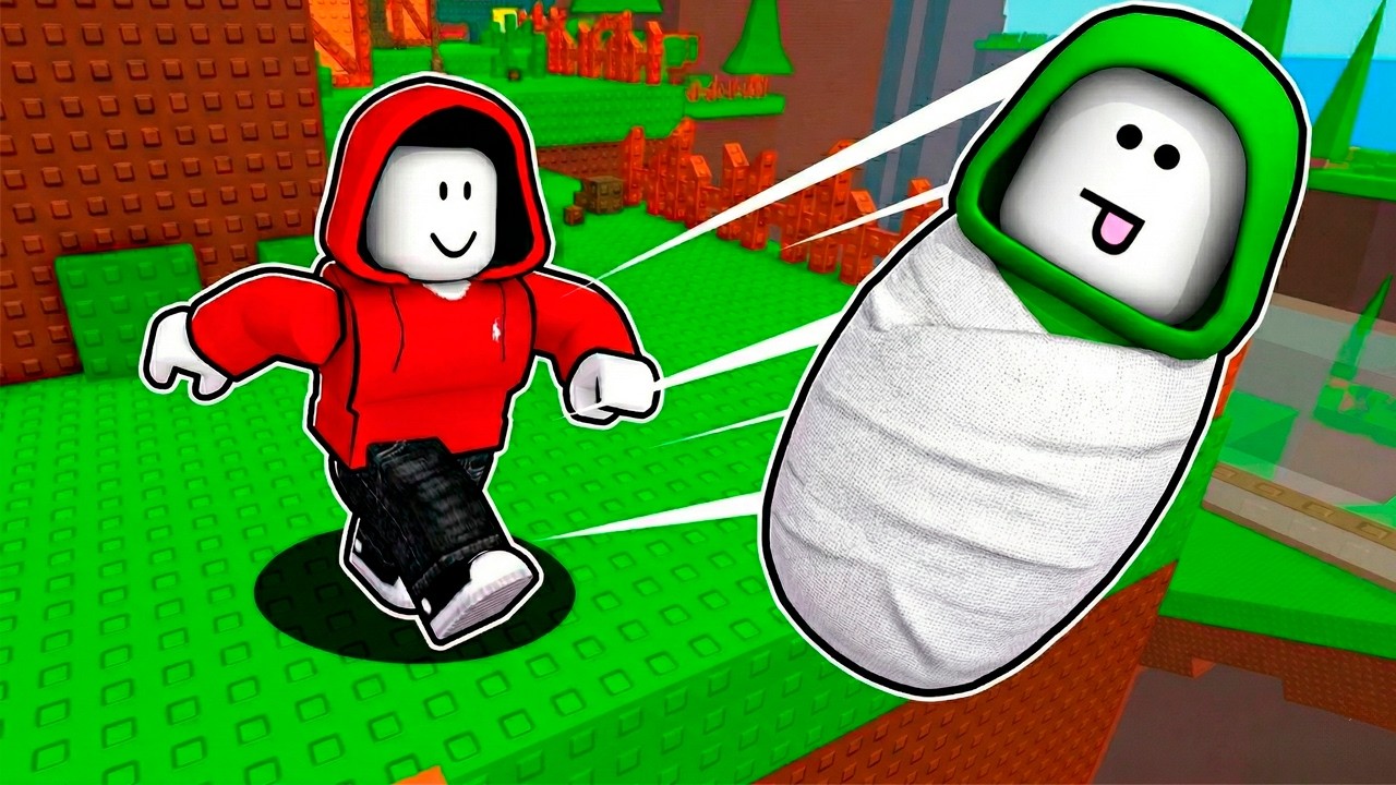 JJ Kicks Baby Mikey in Roblox... Maizen