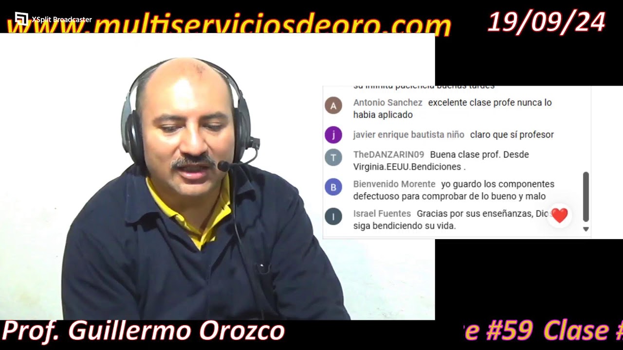 Curso Electrónica Práctica en los transistores clase 59 profesororozco