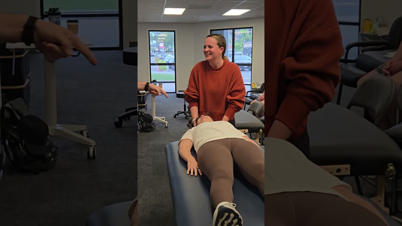 Student practice Cervical Manipulation