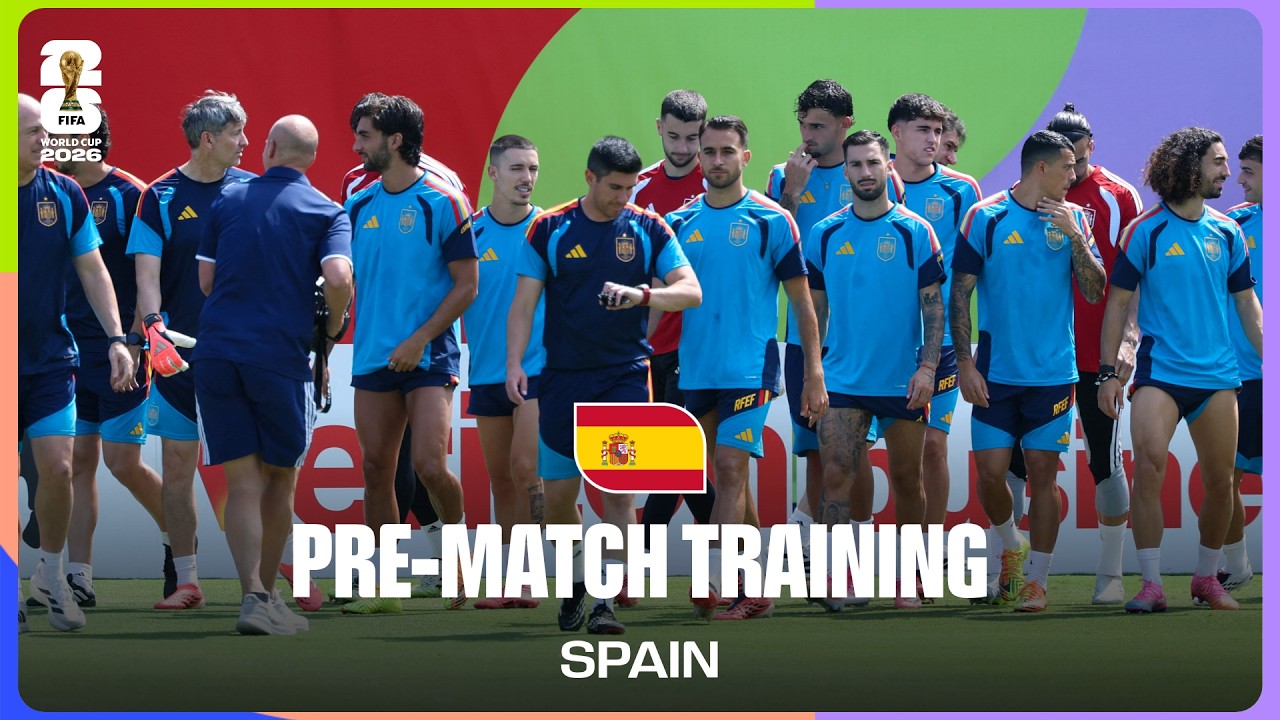 Spain Train Before Portugal | FIFA World Cup 2026&trade;