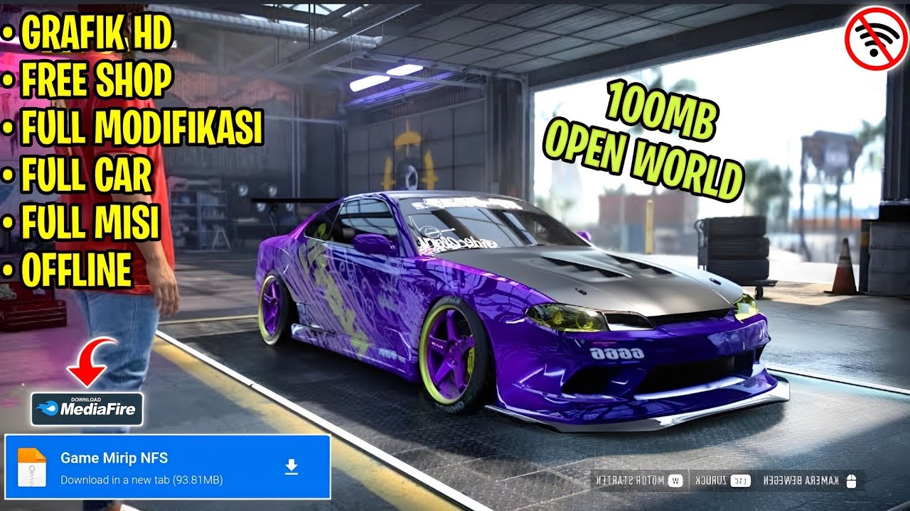Game Android Racing Grafik HD Open World Mirip NFS di Android Offline Terbaru 2023 | Full Modifikasi
