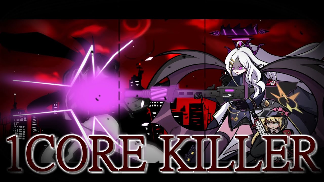 【FNF】1CORE KILLER but Oswald and Hina sings it【Blue Archive / ブルアカ】