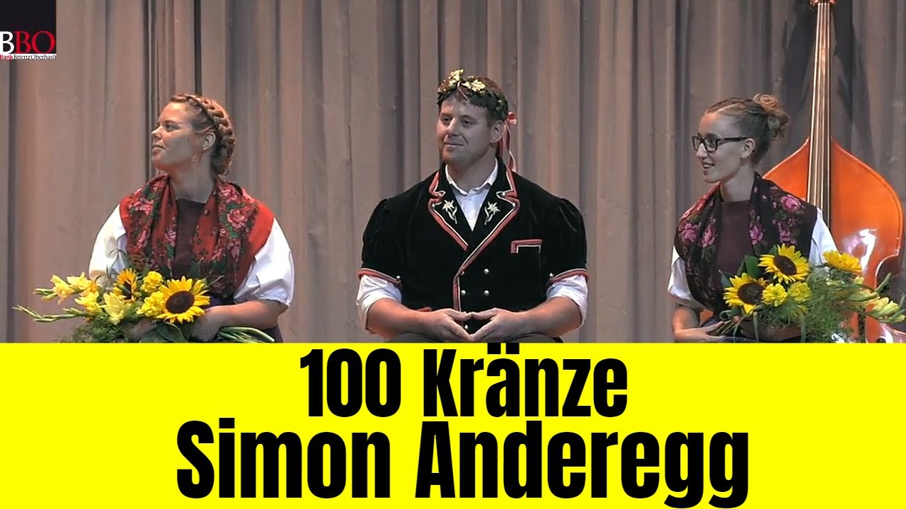 100 Kränze für Simon Anderegg  2018